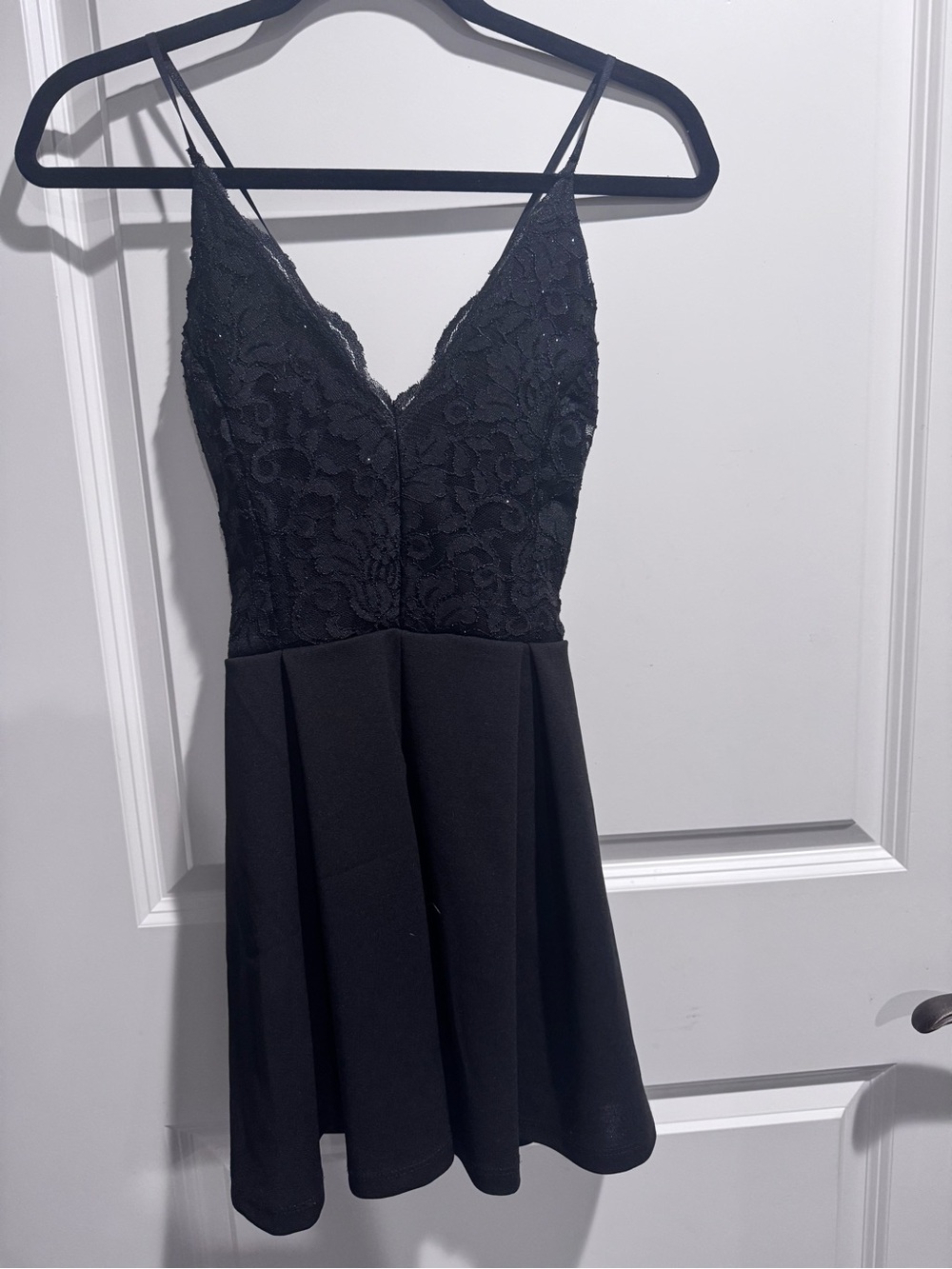 Windsor Black Lace Bodice Mini Romper